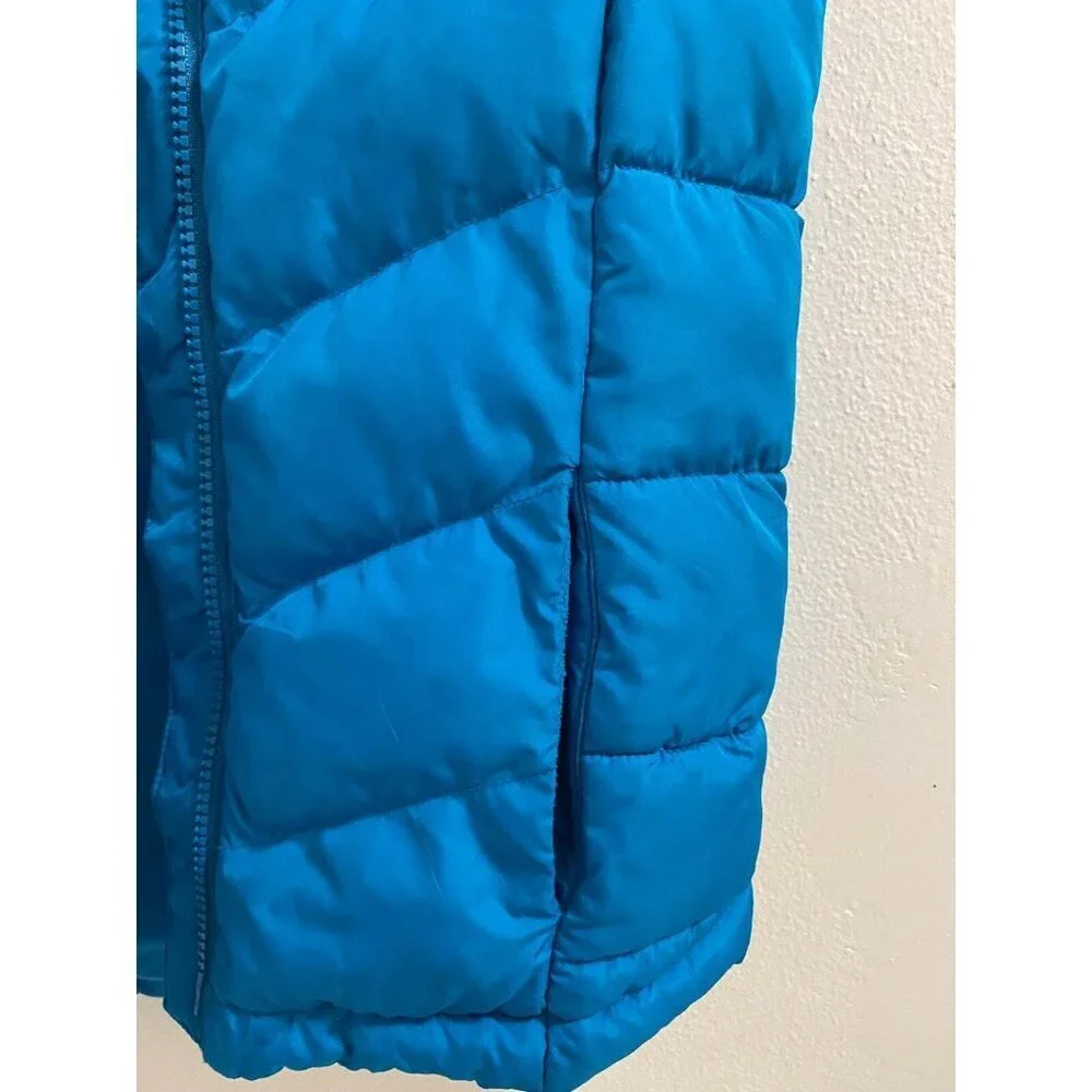 GAP KIDS ELECTRIC BLUE PUFFER VEST -  MEDIUM NO FLAWS NO DEFECTS GREAT CONDITION